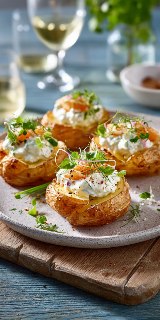 Kartoffel-Nester mit Kräuterquark | Fingerfood 2026