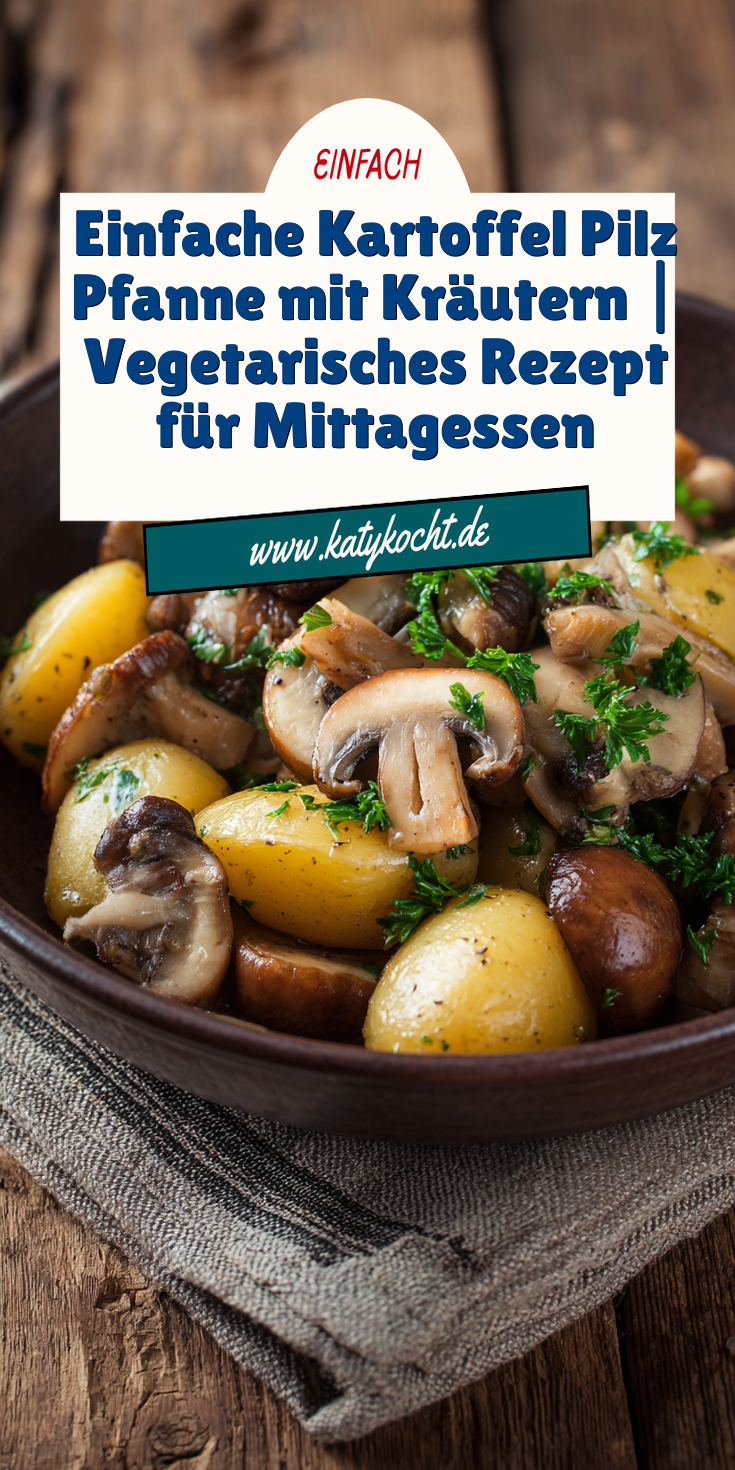 Kartoffel-Pilz-Pfanne mit Kräutern | Vegetarisches Mittagessen 2026