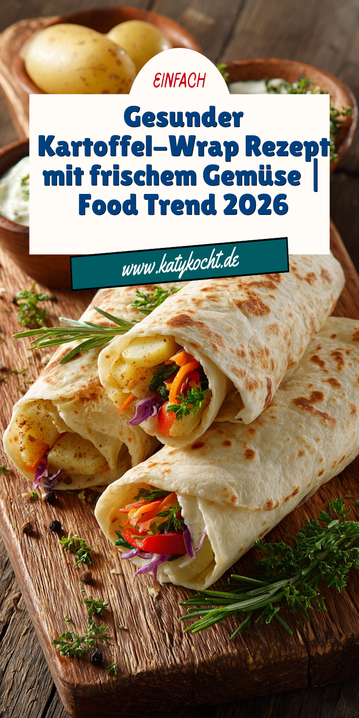 Kartoffel-Wrap mit frischem Gemüse | Food Trend 2026