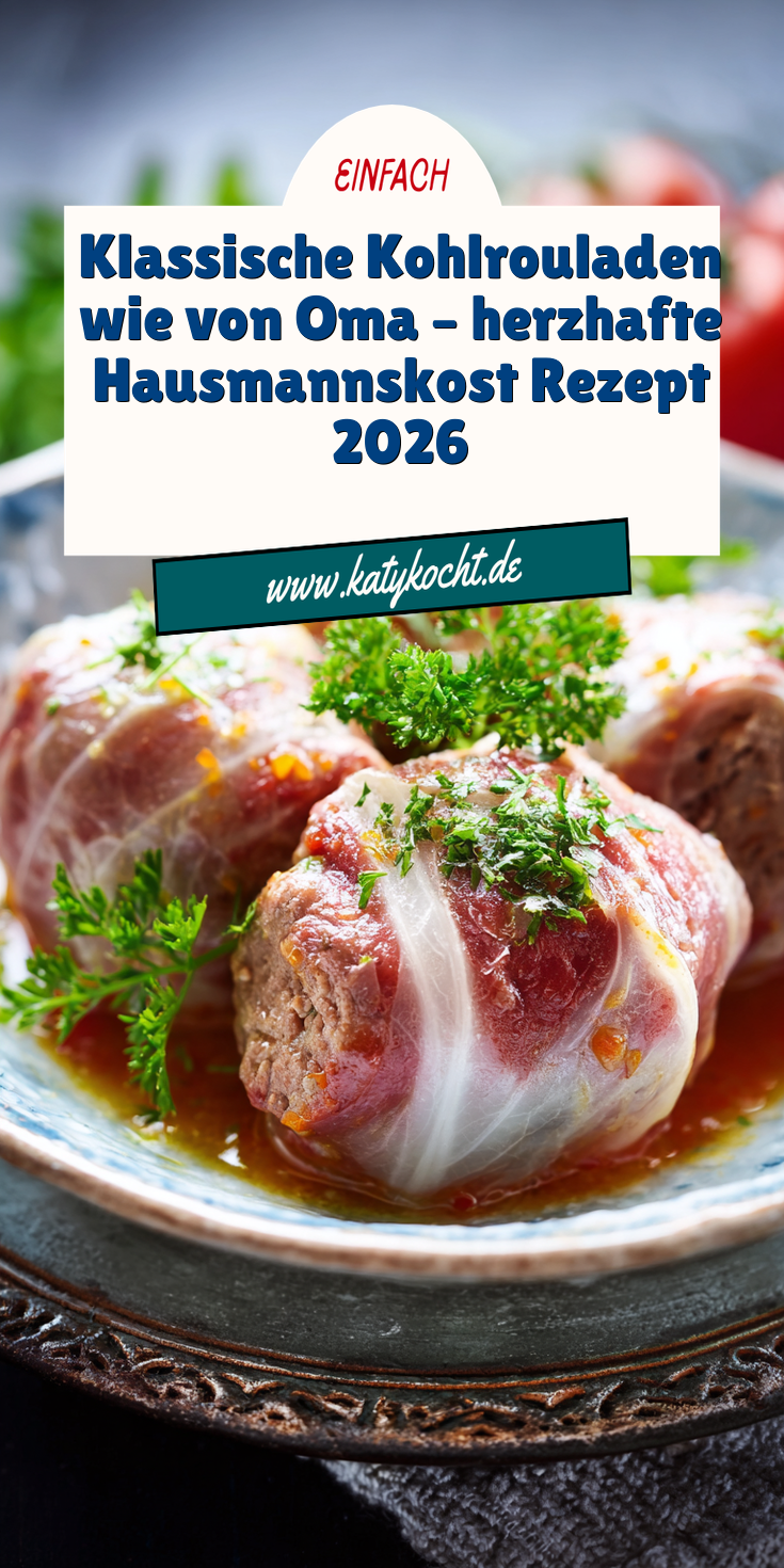 Klassische Kohlrouladen wie von Oma | Herzhafte Hausmannskost 2026