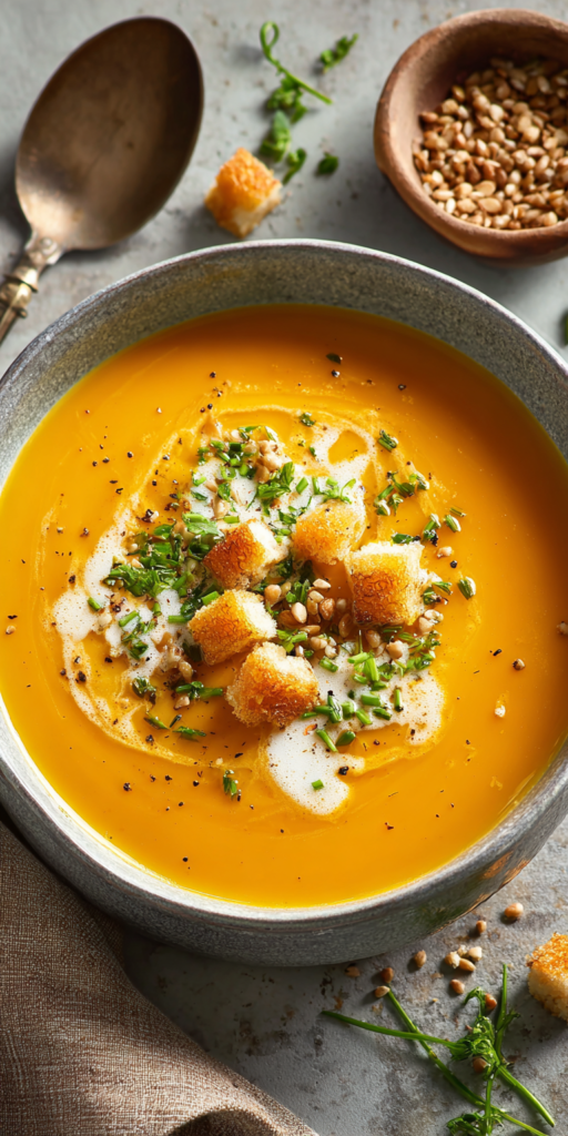 Klassische Kürbiscremesuppe mit Ingwer | Herbst Klassiker 2026