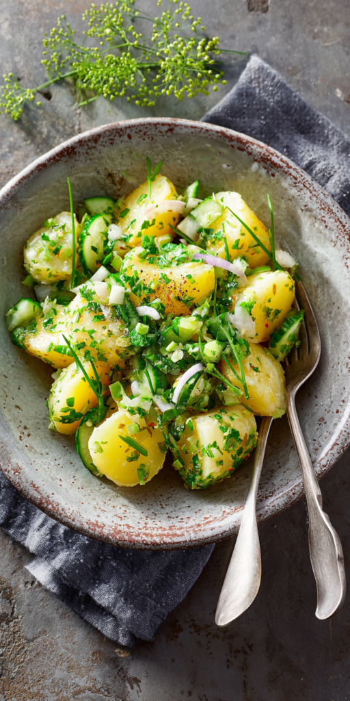Klassischer Kartoffelsalat mit Essig & Öl (Wie bei Oma) | Beilagen 2026