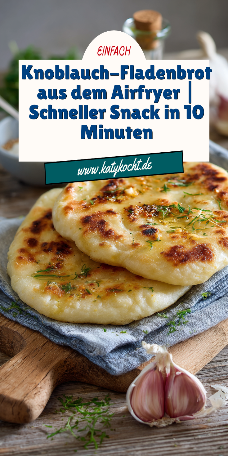 Knoblauch-Fladenbrot aus der Heißluftfritteuse (Airfryer) | Schnelle Snacks 2026