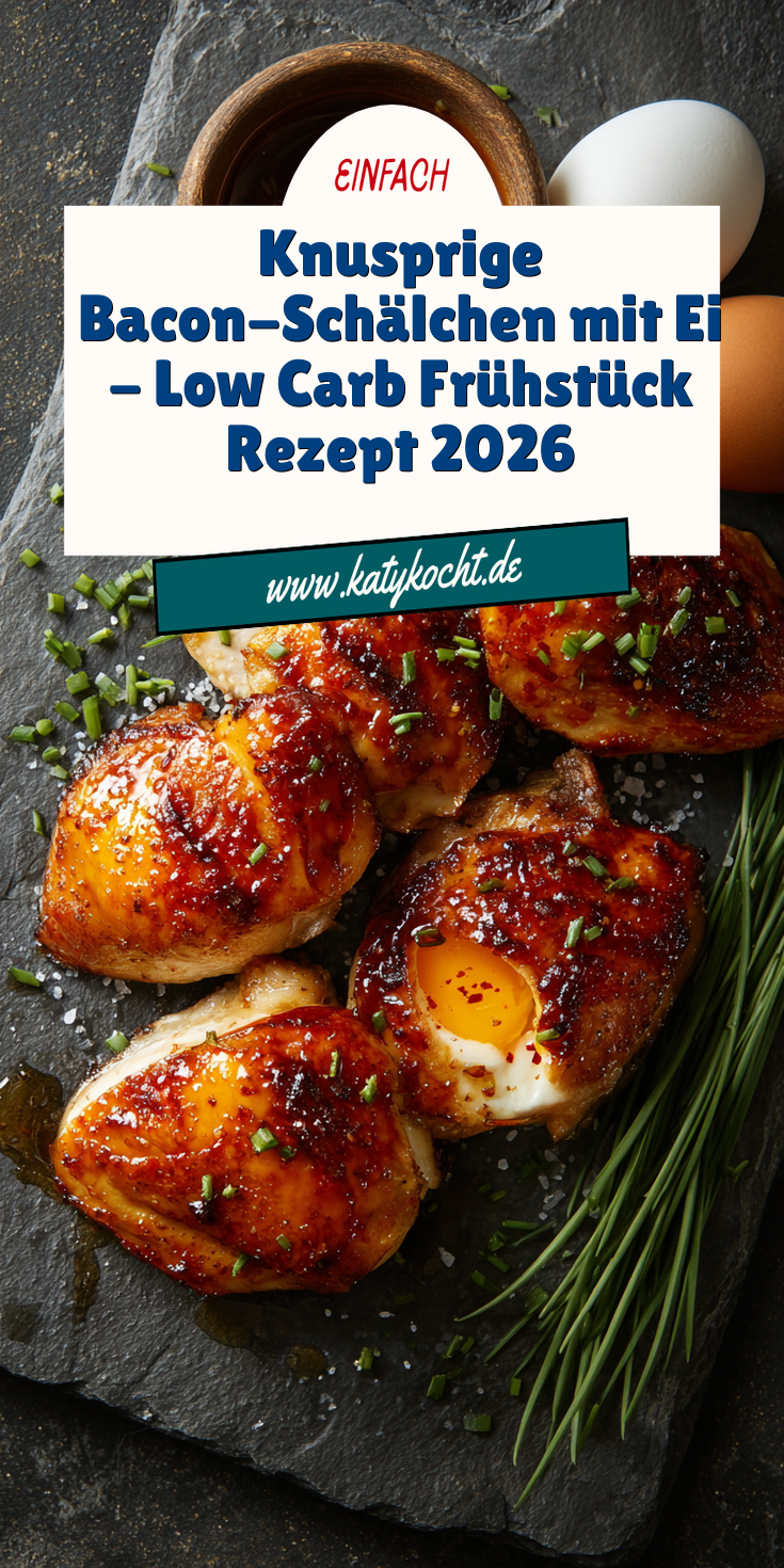 Knusprige Bacon-Schälchen mit Ei | Low Carb Rezepte 2026