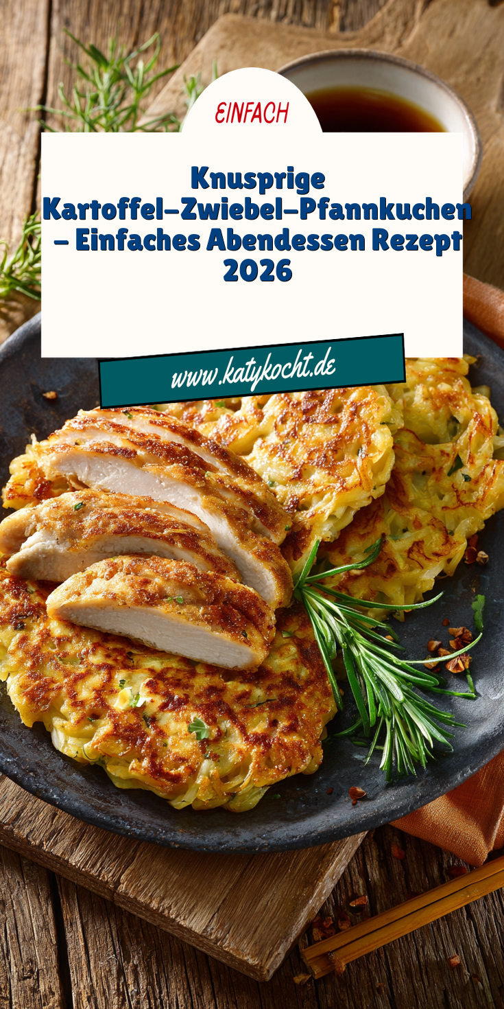 Knusprige Kartoffel-Zwiebel-Pfannkuchen | Einfaches Abendessen 2026