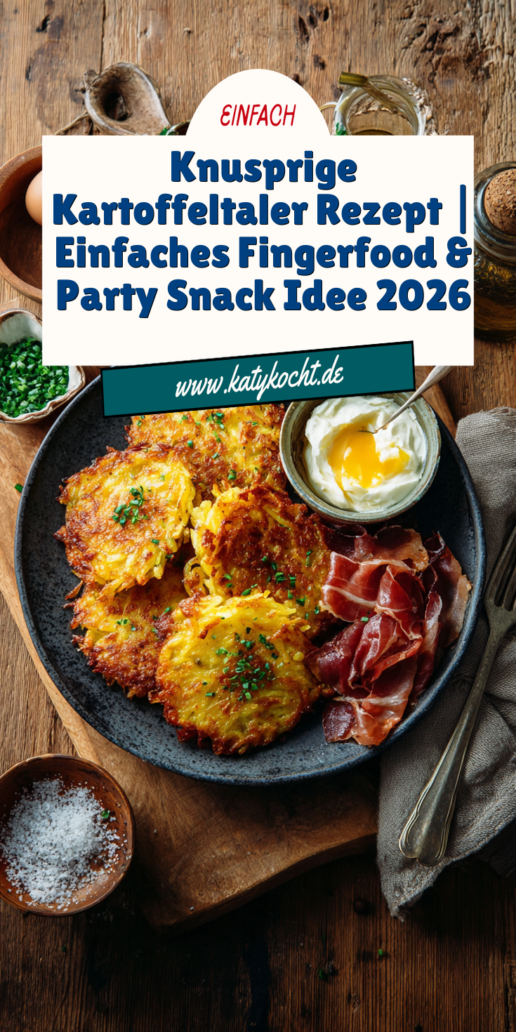 Knusprige Kartoffeltaler (Rösti-Art) | Fingerfood 2026