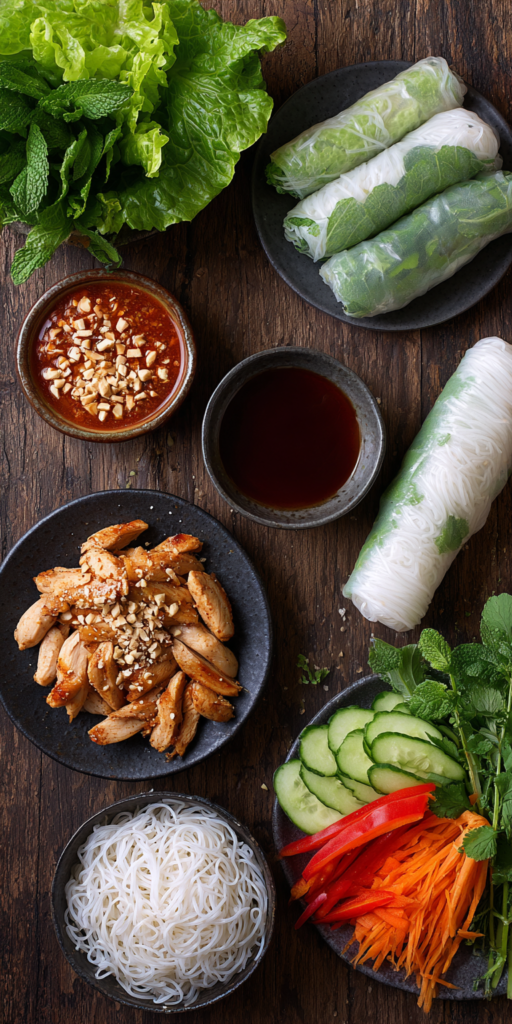 Leckere Sommerrollen mit Erdnussdip: Frisch & Leicht | Low Carb 2026
