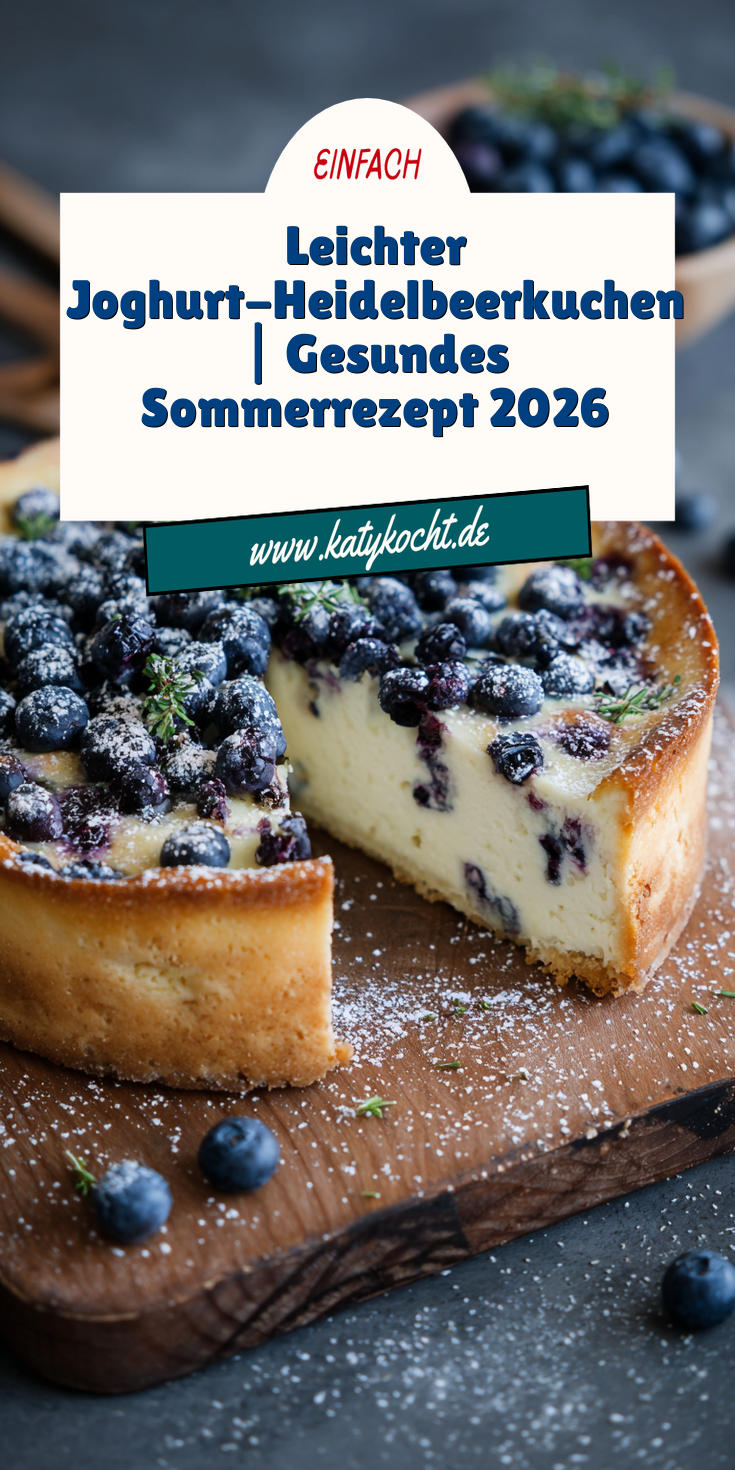Leichter Joghurt-Heidelbeerkuchen | Fit & Gesund 2026