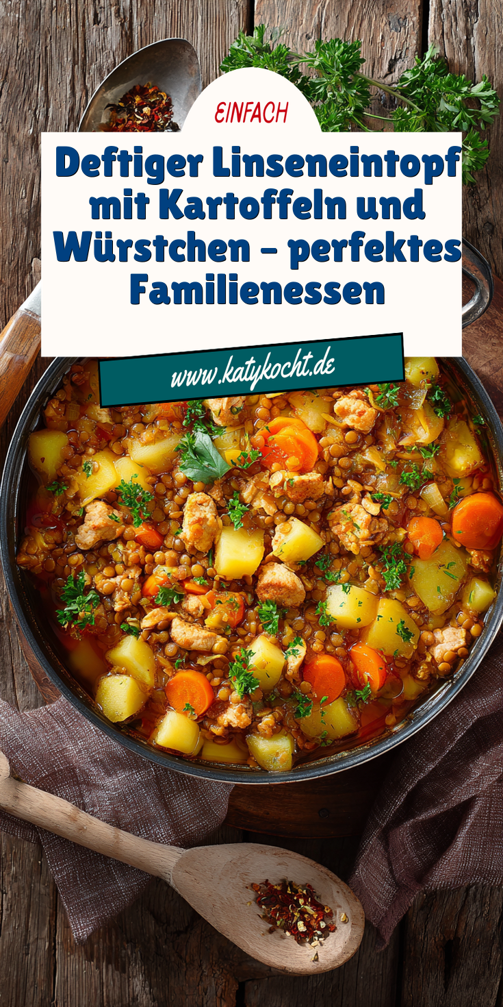 Linsen-Kartoffel-Eintopf mit Würstchen | Deftige Eintöpfe 2026