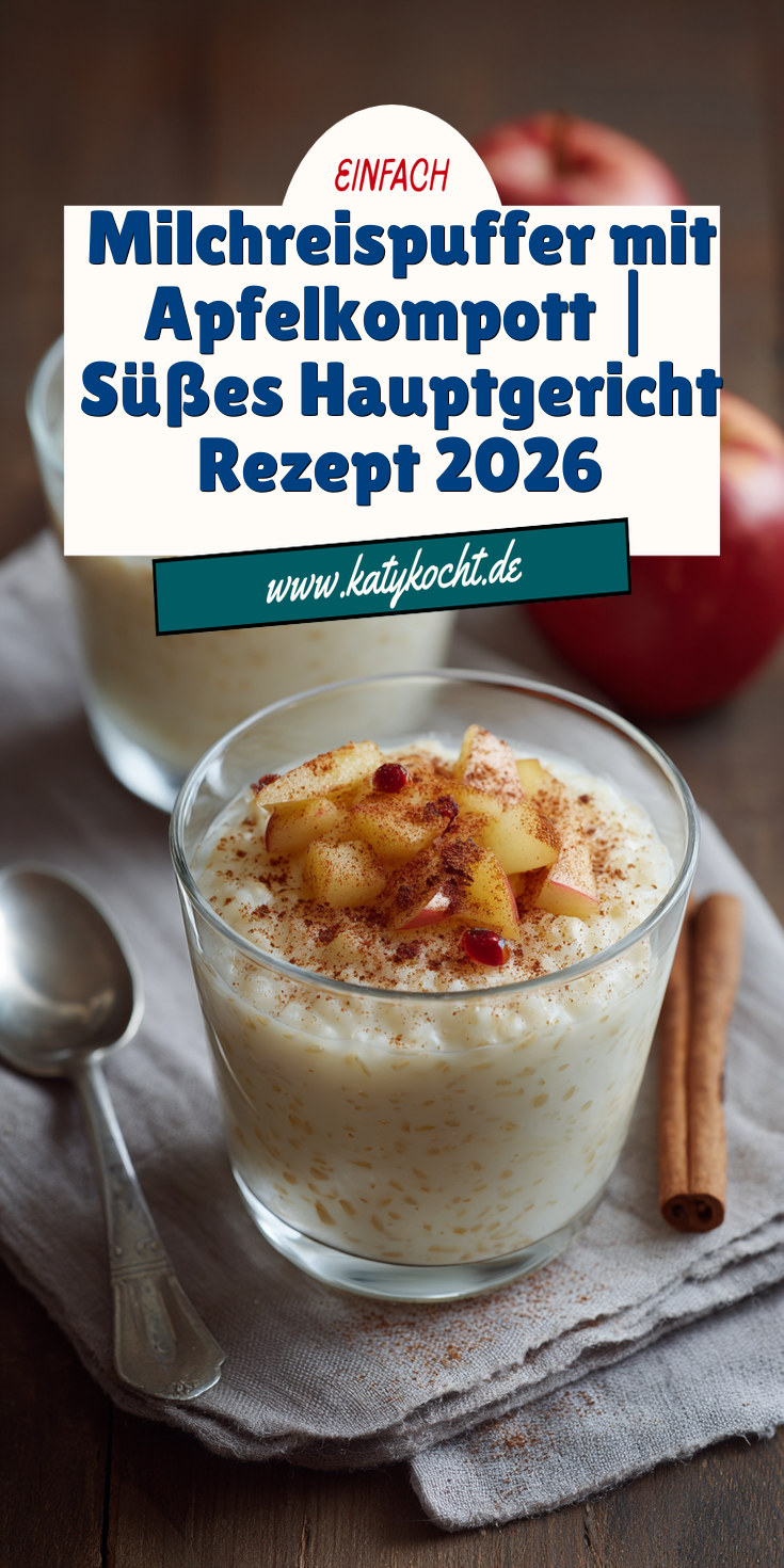 Milchreispuffer mit Apfelkompott | Süße Hauptgerichte 2026