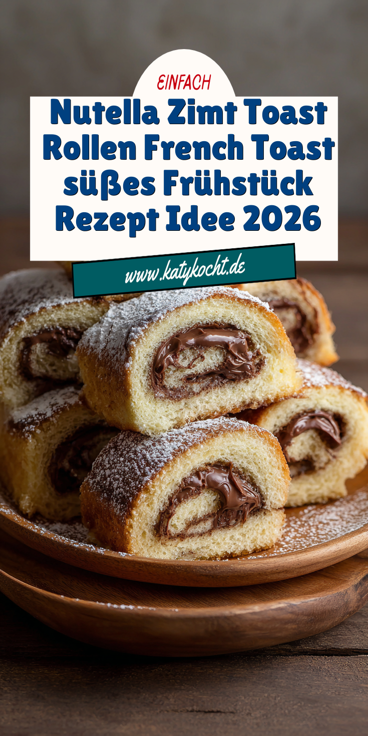 Nutella-Zimt-Toast-Rollen (French Toast Rolls) | Süßes Frühstück 2026