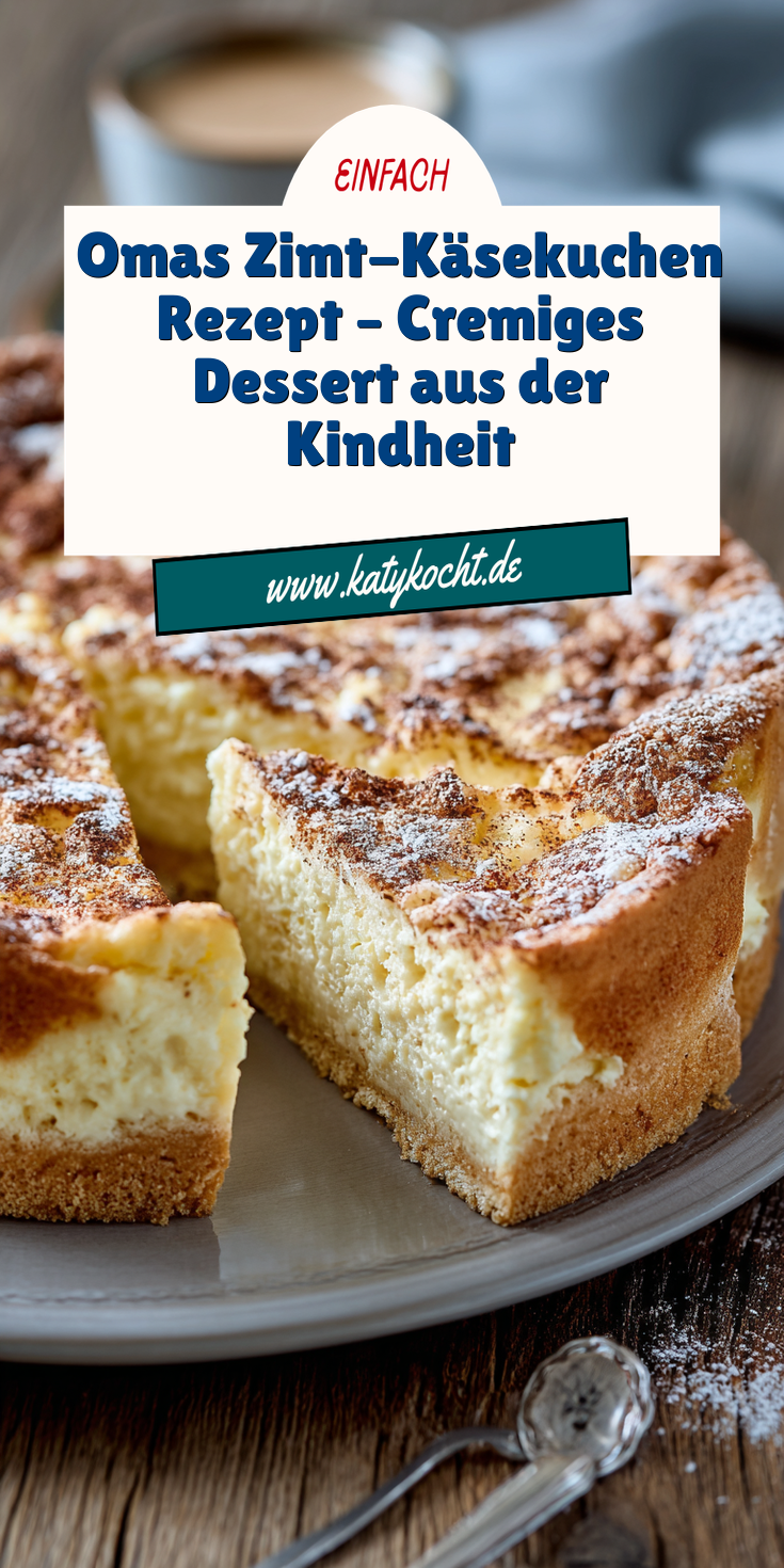 Omas Zimt-Käsekuchen: Rezept aus der Kindheit | 2026