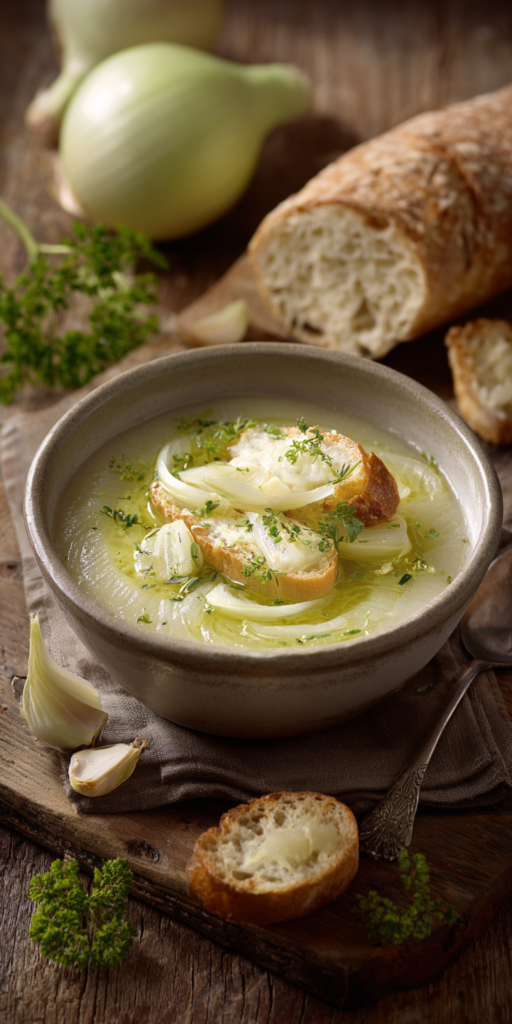Original Französische Zwiebelsuppe mit Käse-Toast | Bistro Küche 2026