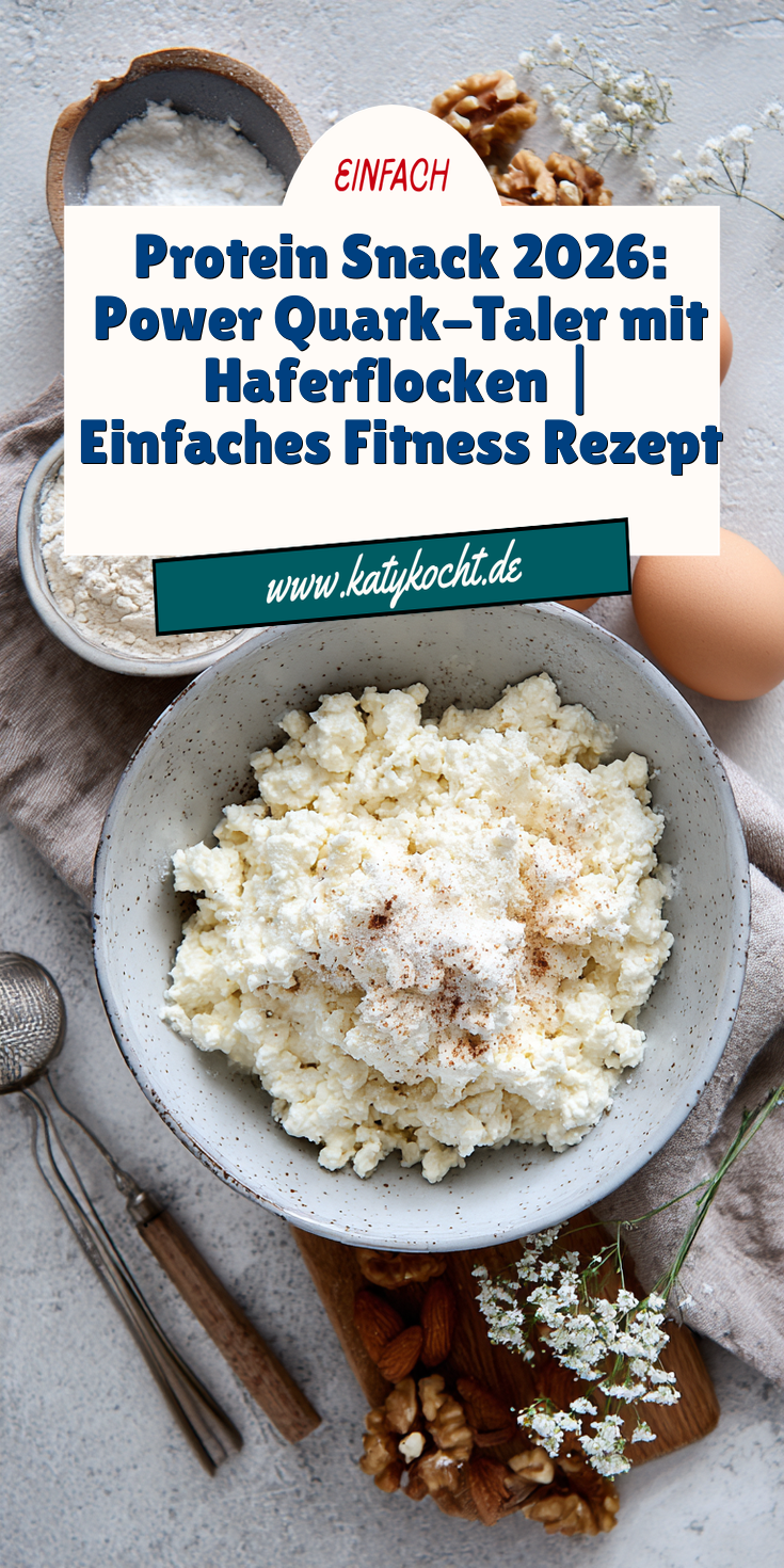 Power Quark-Taler mit Haferflocken | Protein Snack 2026