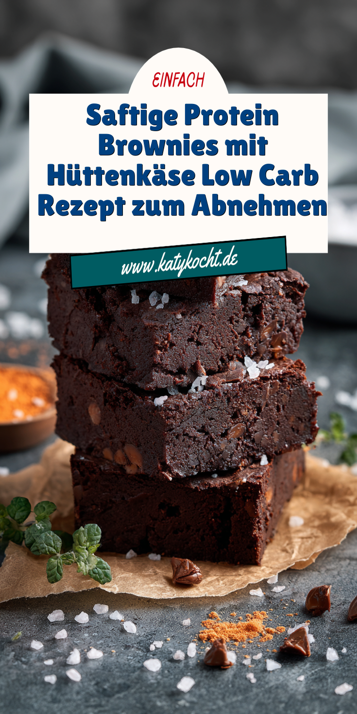 Saftige Hüttenkäse-Protein-Brownies (Low Carb) | Abnehmen 2026