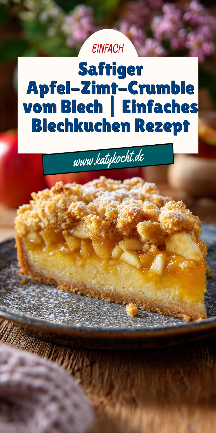 Saftiger Apfel-Zimt-Crumble vom Blech | Omas Rezepte 2026