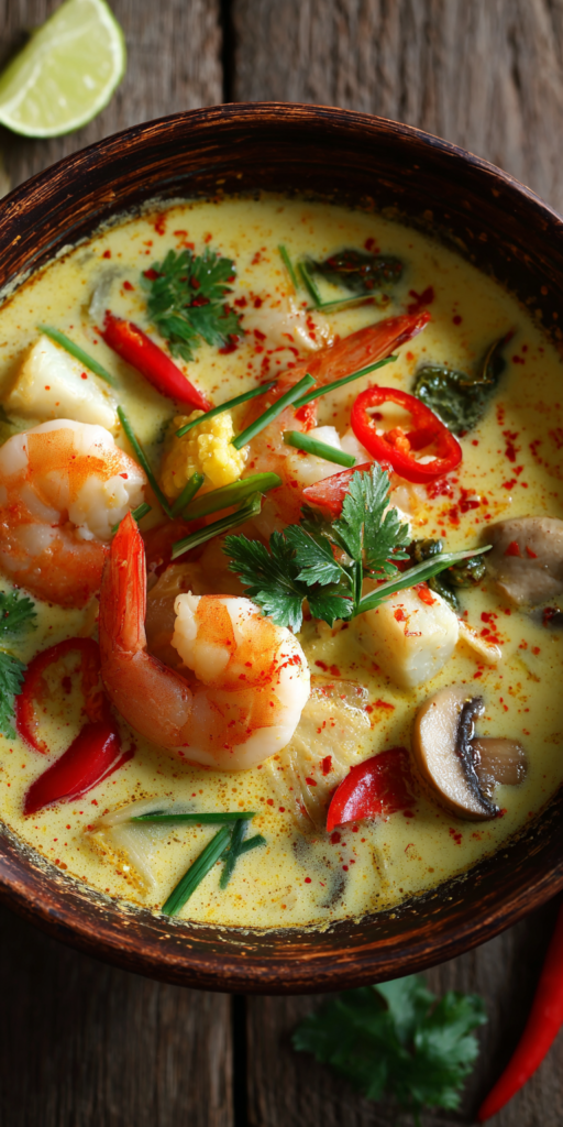 Scharfe Thai Kokos-Garnelensuppe | Low Carb Abendessen 2026