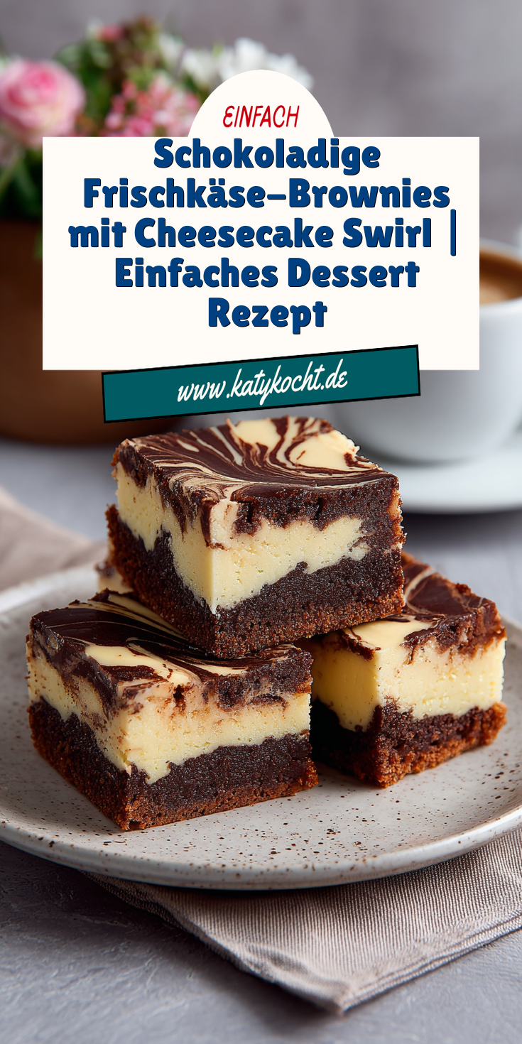 Schokoladige Frischkäse-Brownies (Cheesecake Swirl) | 2026