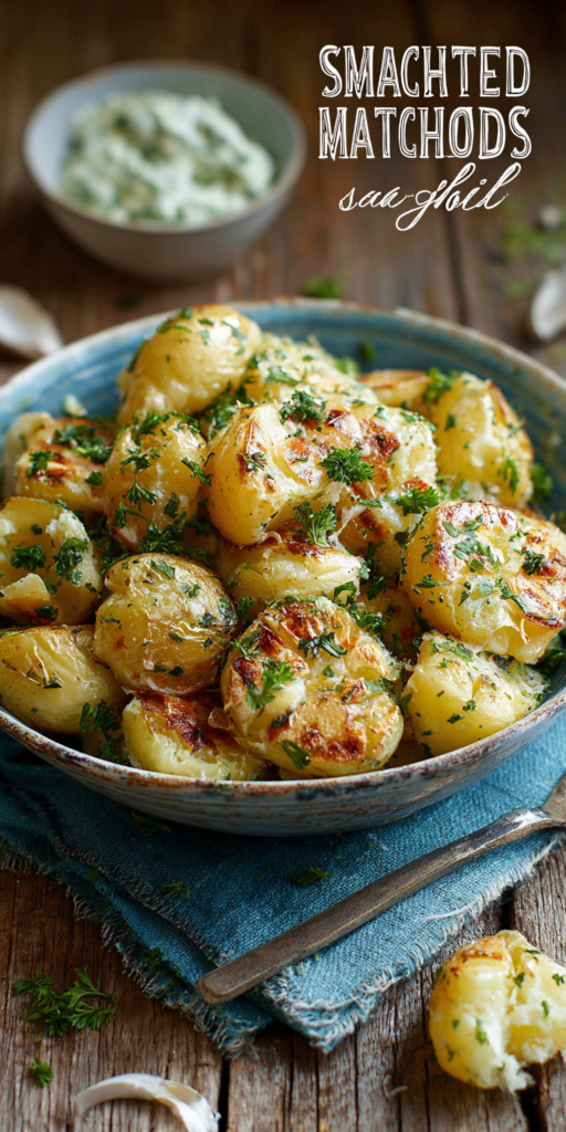 Süchtig machende Smashed Potatoes mit Knoblauch | Trend 2026