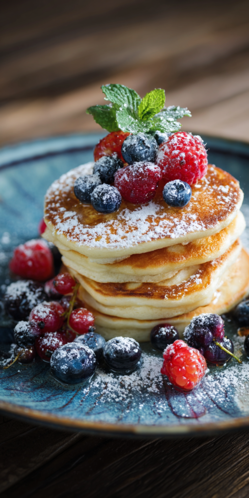 Süße Mini Pancake Spieße mit Beeren | Fingerfood Buffet 2026
