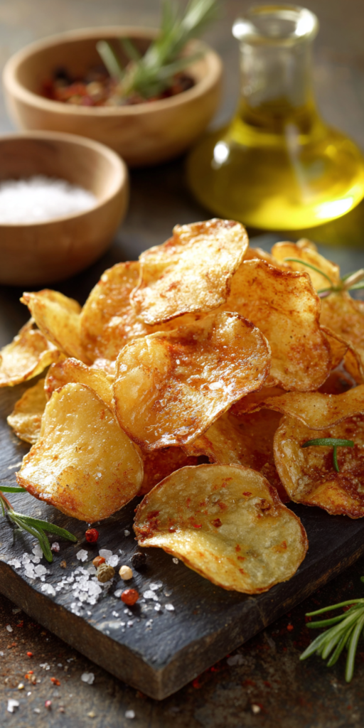 Selbstgemachte Kartoffelchips (Fettarm) | Gesunde Snacks 2026