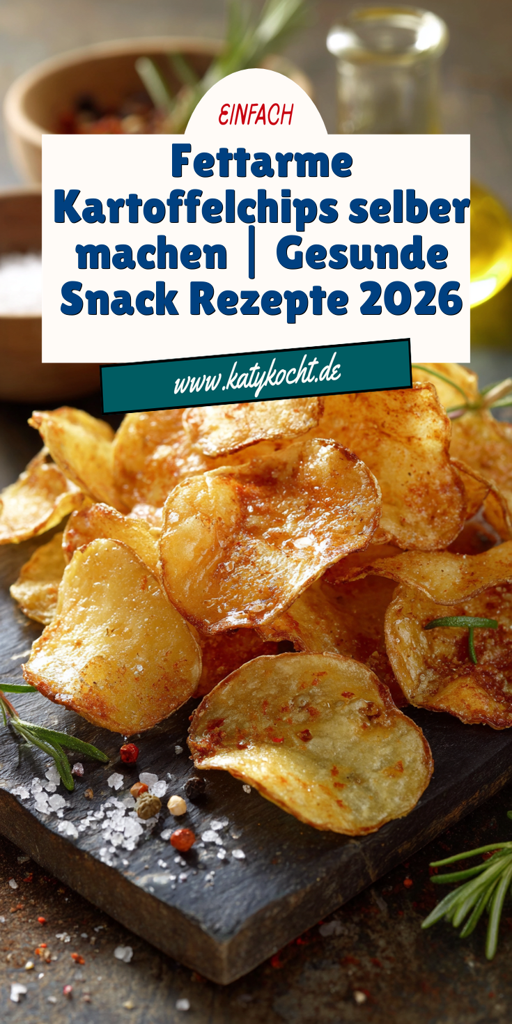 Selbstgemachte Kartoffelchips (Fettarm) | Gesunde Snacks 2026
