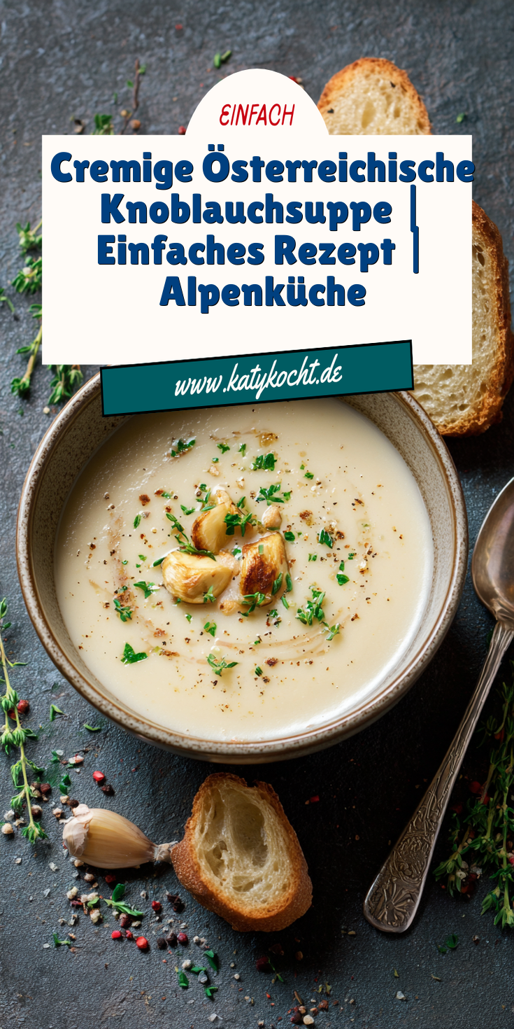 Österreichische Knoblauchsuppe (Cremig & Fein) | Alpenküche 2026