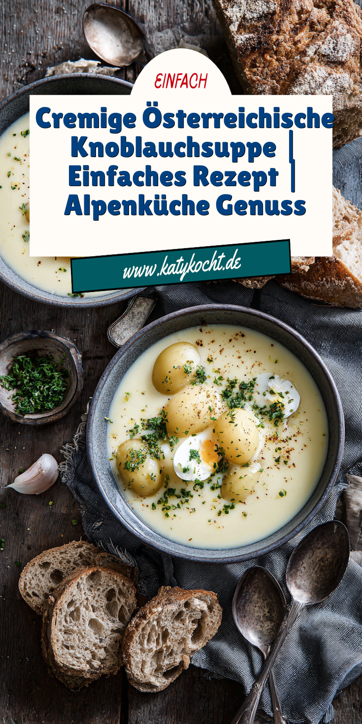 Österreichische Knoblauchsuppe (Cremig & Fein) | Alpenküche 2026