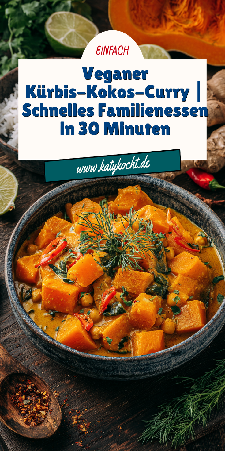 Veganes Kürbis-Curry mit Kokosmilch | Schnelle Familienrezepte 2026