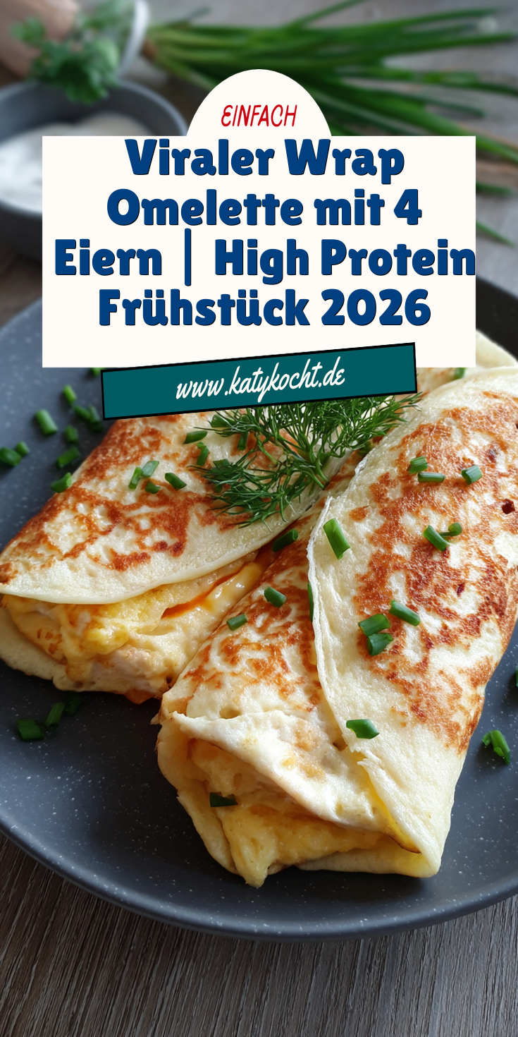 Virales Wrap Omelette mit 4 Eiern | High Protein 2026